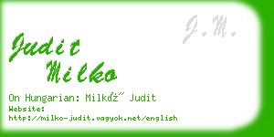 judit milko business card